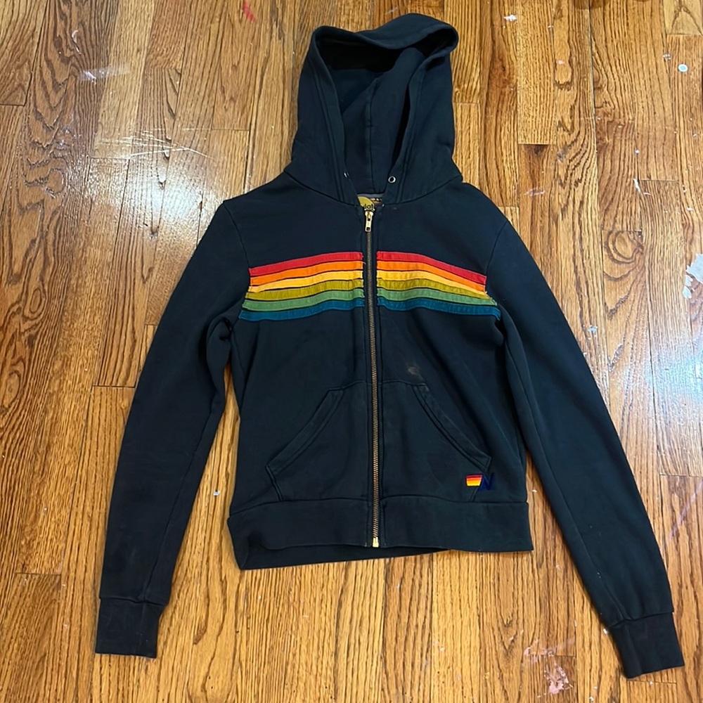 Aviator nation 6 stripe hoodie